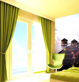 фотообои для спальни увеличивающие пространство - вариант 3