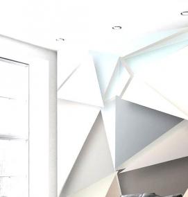 фотообои геометрия на стену - тип 2