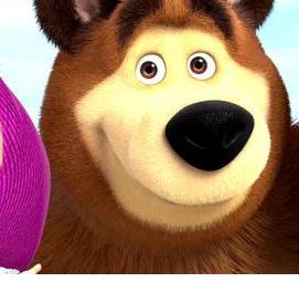 фотообои: маша и медведь в детскую - тип 1