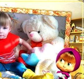 фотообои: маша и медведь в детскую - тип 4