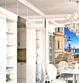 фотообои на кухню арки - модель 1