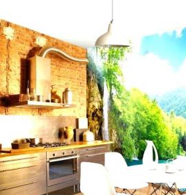 фотообои на кухню арки - модель 3