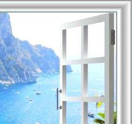 фотообои на стену: вид из окна - вариант 3