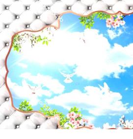 фотообои небо на потолок - вариант 1