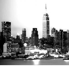 фотообои: нью йорк черно белые - вариант 1
