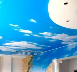фотообои: облака на потолок - модель 3