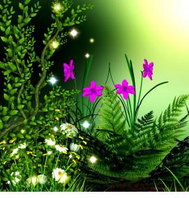 фотообои: природа 3д - модель 3