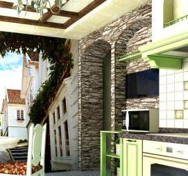 фотообои в стиле прованс - модель 3