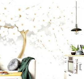 фотообои: золотое дерево - модель 1