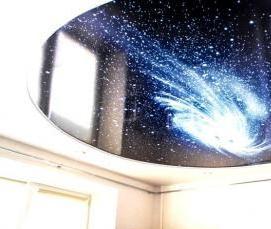 французские тканевые натяжные потолки - модель 1