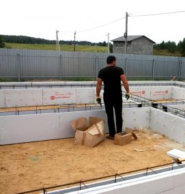 фундамент сплошной ленточный - тип 3