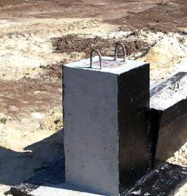 фундаментные балки - модель 1