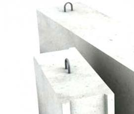 фундаментные блоки 500х600х2400 мм - вариант 4