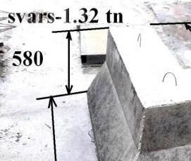 фундаментные блоки 800 - тип 4