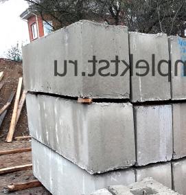 фундаментные блоки для опор - модель 1