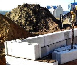 фундаментные блоки и плиты - вариант 3