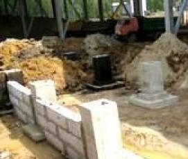 фундаментные блоки под колонну - модель 1