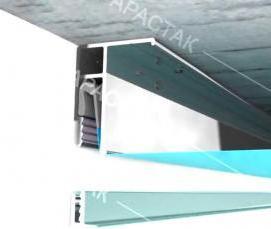 Гарпунные натяжные потолки - тип 4