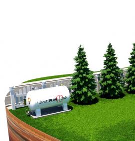 Газификация частных домовладений - модель 3