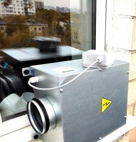 Газовая приточная вентиляция - вариант 2