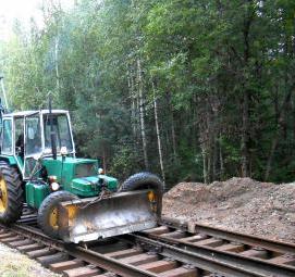 Геодезическая съемка железнодорожных путей - тип 2
