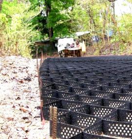 Георешетка для дороги - вариант 3