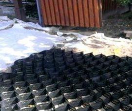 Георешетка для дорожек - тип 4