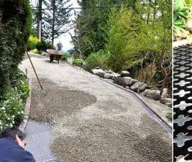 Георешетка для дорожек - тип 2