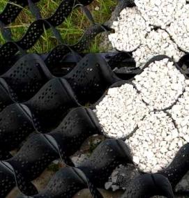 Георешетка для дорожного строительства - вариант 1