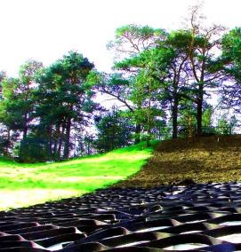 Георешетка для склонов - вариант 2