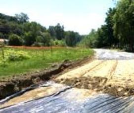 Геотекстиль для дачи - тип 2