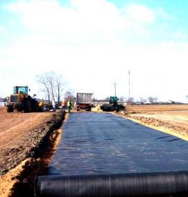 Геотекстиль для дороги - вариант 3