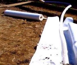 Геотекстиль для участка - модель 2