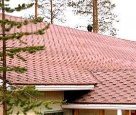 Гибкая черепица финская - вариант 3