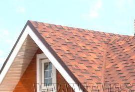 Гибкая черепица мягкая кровля - тип 4