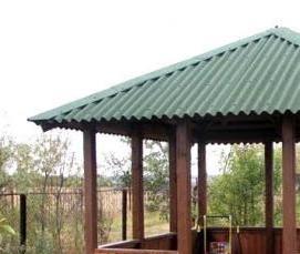 Гибкая черепица на беседку - модель 4
