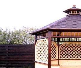 Гибкая черепица на беседку - модель 2