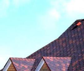 Гибкая черепица на стены - вариант 3