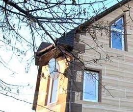 Гибкий кирпич фасадный - вариант 1