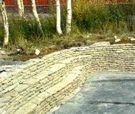 Гидроизоляция бетонного пруда - модель 3