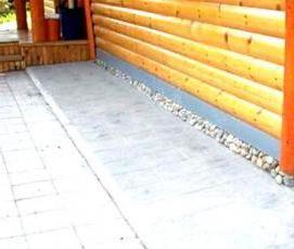 Гидроизоляция бетонной отмостки - модель 4