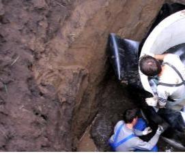 Гидроизоляция бетонных колец - модель 3