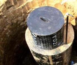 Гидроизоляция бетонных колец снаружи - тип 3