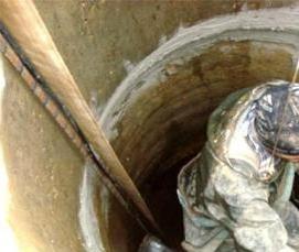 Гидроизоляция бетонных колец снаружи - тип 2