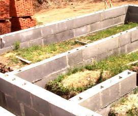 Гидроизоляция бутовой кладки - вариант 1