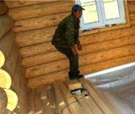 Гидроизоляция чернового деревянного пола - вариант 4