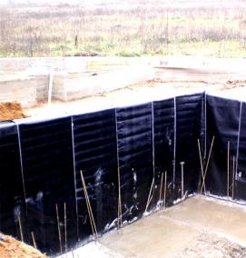 Гидроизоляция цокольного этажа - вариант 3