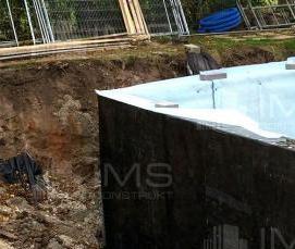 Гидроизоляция цоколя фундамента - вариант 2