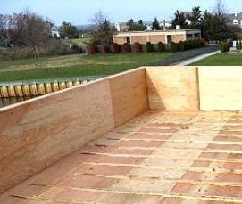 Гидроизоляция деревянного балкона - тип 1