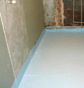 Гидроизоляция деревянной ванной комнаты - тип 4